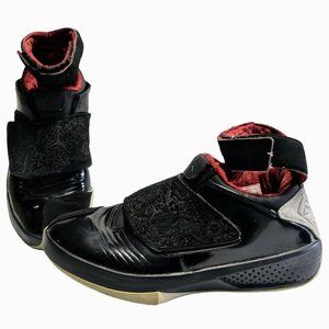 Men's Nike Air Jordan 20 XX Retro Stealth Black Sneakers #310455-002 Size 10.5